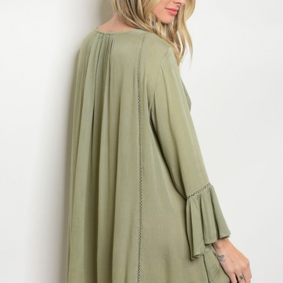 ❌OLIVE baby doll fit tunic DRESS 😘🌸LAST ONE! - Picture 2 of 2